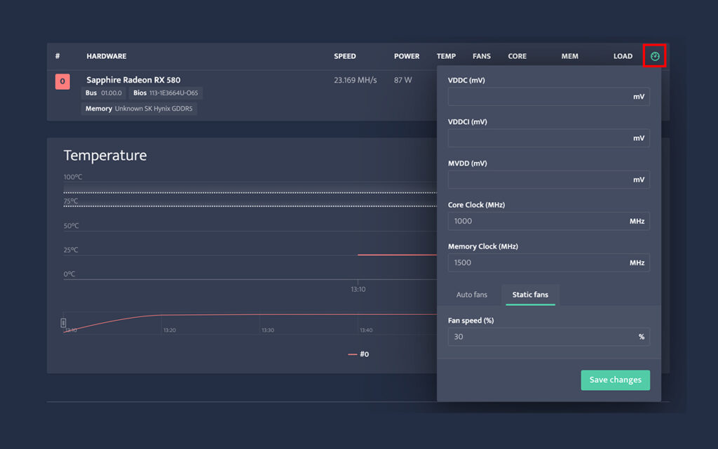 Minerstat ClockTune