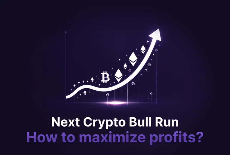 Thumbnail for Desktop showing the growth of the crypto market curve during the bullrun with the title "Next Crypto Bull Run : How to maximize profits?"